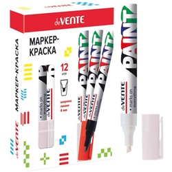 Маркер краска 4мм БЕЛЫЙ (87797)