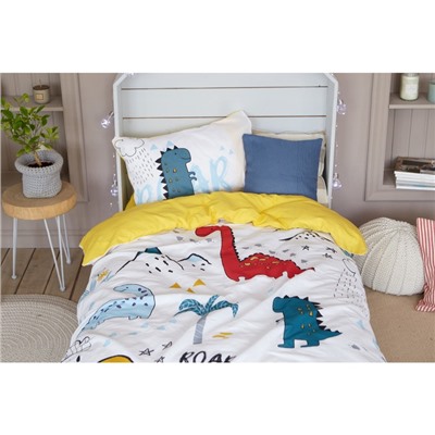 Постельное бельё 1.5-спальное «Этель» Dinoparty, бязь