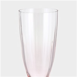 Набор бокалов для шампанского из хрустального стекла Bohemia Crystal «Кейт», 220 мл, 6 шт.