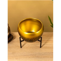 Кашпо на подставке «Горшочек для мёда», 15×15×15 см, железо