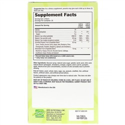 Hero Nutritional Products, Yummi Bears, Wholefood Fruit + Veggie, 90 Gummy Bears