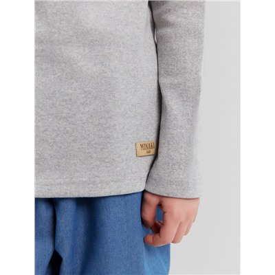 Водолазка детская MINAKU, серый-меланж, рост 110 см