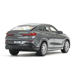 Машина металл BMW X6 10,5 см, (мокрый асфальт) инерц,