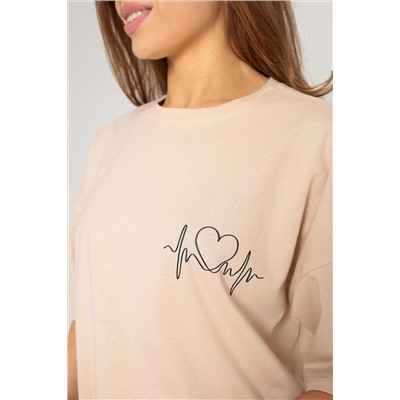 Футболка оверсайз с принтом НАТАЛИ, 1220641