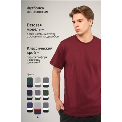 Мужская базовая футболка из хлопка 3 шт. Happyfox