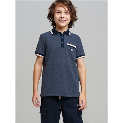 Джемпер трикотажный с воротником поло для мальчиков