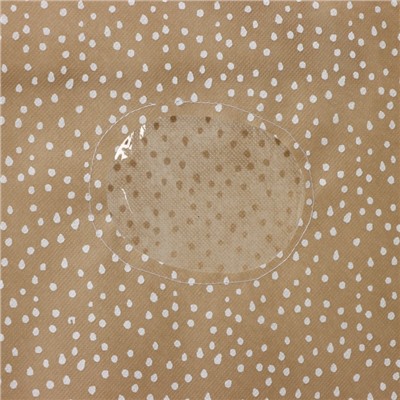 Чехол для одежды Доляна Points, ПВХ окно, 60×120 см, бежевый
