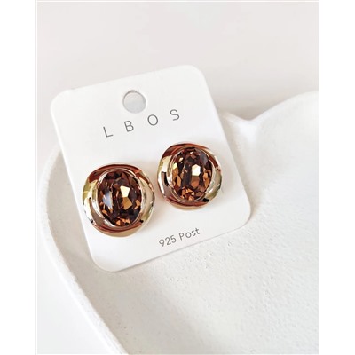 Серьги с кристаллами Swarovski