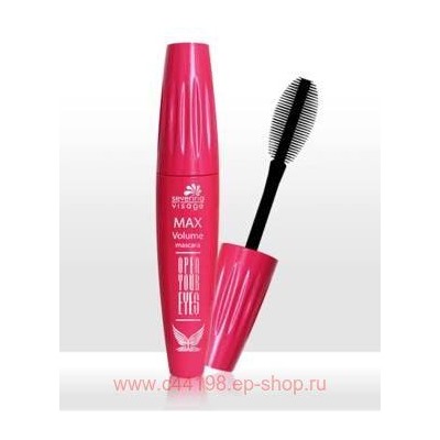 Severina Тушь для ресниц Open Your Eyes Max Volume Mascara розовый флакон 13 мл