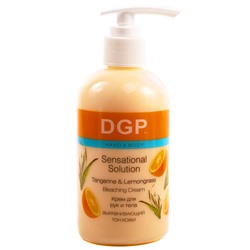 DGP Крем для рук и тела выравнивающий тон кожи  Tangerine & Lemongrass 260 мл