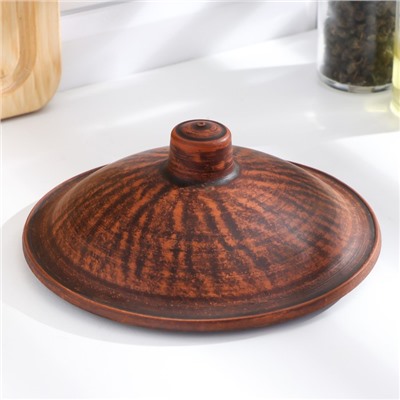 Блюдо для запекания «Ангоб», 550 мл, 11×16 см, красная глина