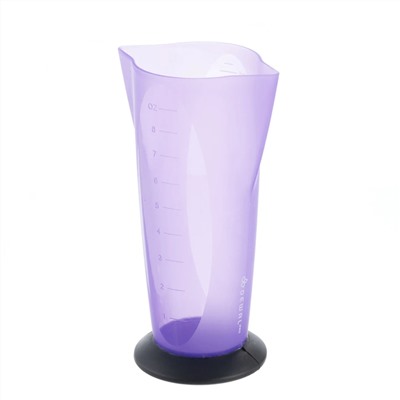 Dewal Мерный стакан прорезиненный с 2 носиками T-004lavender, 250 мл 22473