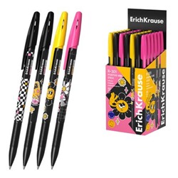 Ручка шариковая 0.7мм R-301 Stick Positive Vibe синяя 63080 ErichKrause