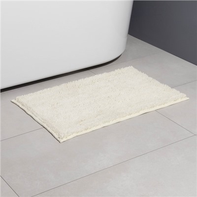 Коврик для дома LaDо́m, букли, плотность 1400 г, 50×80 см, белый