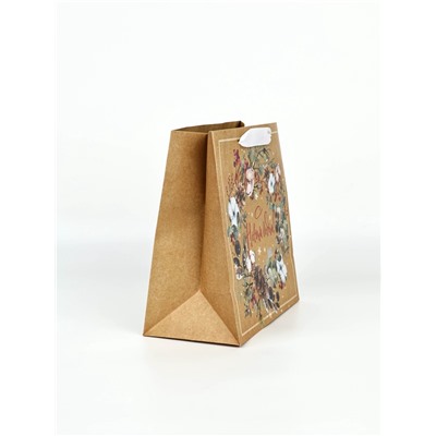 Набор пакетов подарочных новогодних «Верь в чудеса», 3 шт., 14×14×9 см, 22×22×11 см, 30×30×12 см