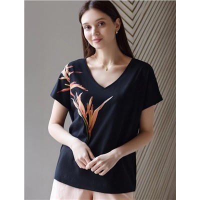 VILATTE Футболка D49.159