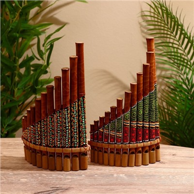 Сувенирный музыкальный инструмент «Флейта», 30×5×18 см, МИКС