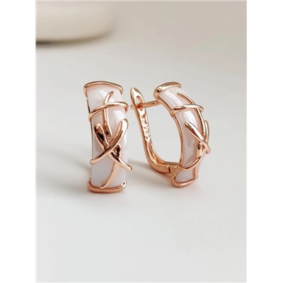 Серьги с керамикой