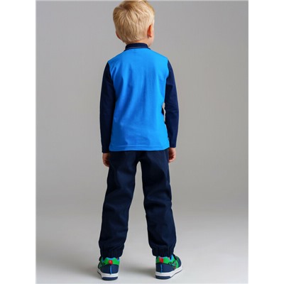 Брюки текстильные утепленные флисом для мальчиков