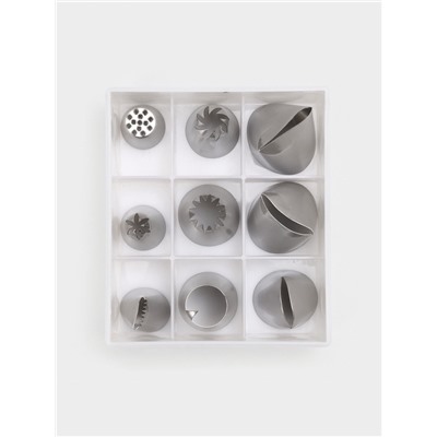 Набор насадок кондитерских, 9 шт.