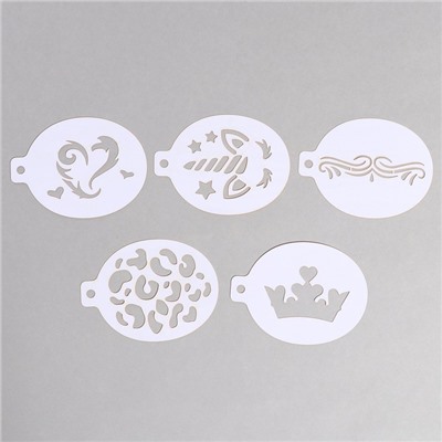 Трафареты для грима «Девочки» 15 листов, многоразовые