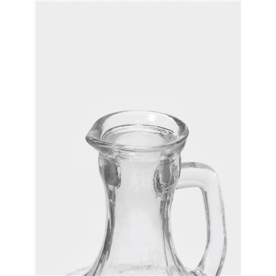 Бутылка для соусов и масла Доляна «Парфе», 180 мл, 9.5×14 см, с пробковой крышкой, стекло, прозрачная