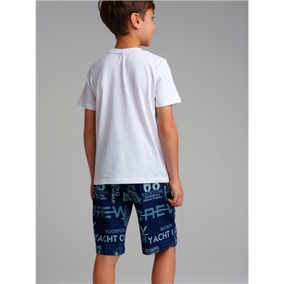 Комплект трикотажный для мальчиков: фуфайка (футболка), шорты