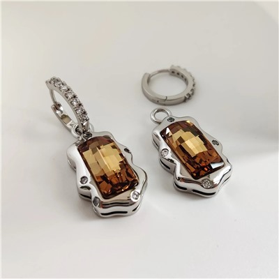 Серьги с кристаллами Swarovski
