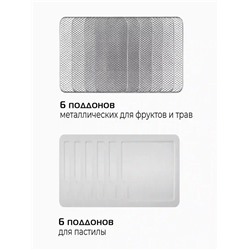 Сушилка для овощей RED Solution DD041H, 450 Вт, 12 поддонов, таймер, 35-70°C, сенсор, чёрная