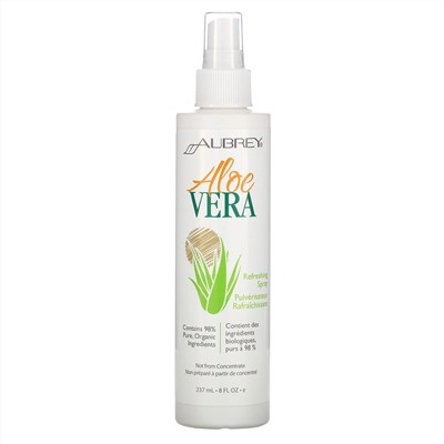 Aubrey Organics, Освежающий спрей, алоэ вера, 237 мл (8 жид. унций)