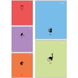 Тетрадь  48л клетка "BLACK CAT" 48-8841 Проф-Пресс