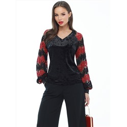 Блузка Александрин, блэк