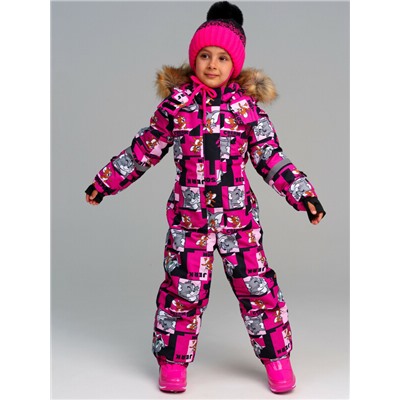 Комбинезон текстильный с полиуретановым покрытием для девочек