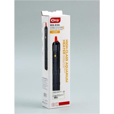 Нагреватель Sea Star HX-936 в защитном пластиковом корпусе, 100 Вт, с терморегулятором