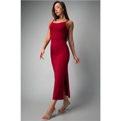 Женское платье-сарафан с разрезами Happyfox