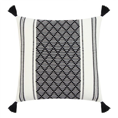 Наволочка декоративная «Этель», сканди, 45×45 см чёрный
