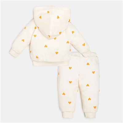 Костюм для девочки (толстовка и брюки) «Крошка Я» Unicorn, рост 62-68 см