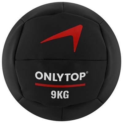 Медицинбол ONLYTOP, 9 кг, d=29 см