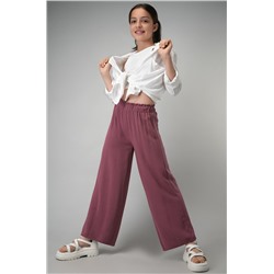 Льняные брюки для девочки Happyfox