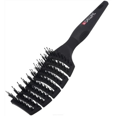 Dewal Щетка для волос туннельная продувная / New Flexi BRZ101, черный 2235