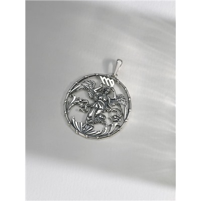 Подвеска из чернёного серебра - Дева 925 пробы П-0309о