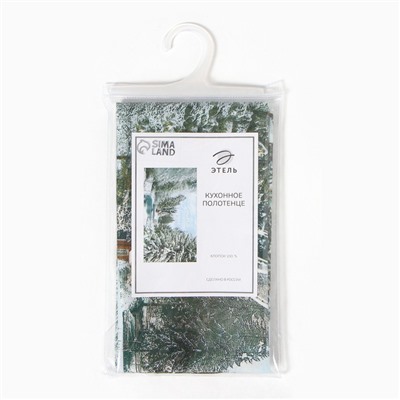 Полотенце «Этель» Зимняя сказка 40×70 см, 100% хл, саржа 190 г/м²