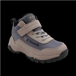 Ботинки мембранные на меху А8866-11 серо бежевые