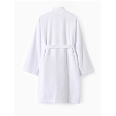 Халат махровый Этель, женский, р 50-52 цвет белый, 100% хлопок, 320 г/м²