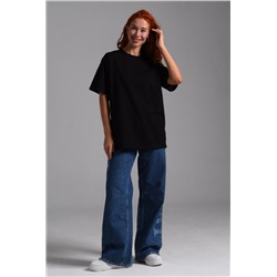 7458 футболка женская (Черный)