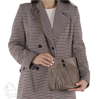 Сумка женская кожаная 3579VG gray Vitelli Grassi