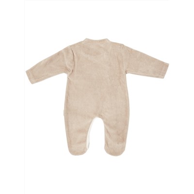 1629 Комбинезон+шапочка велюр