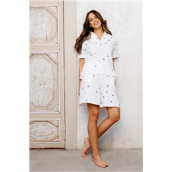 Пижама с шортами муслин 379