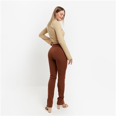 Брюки женские Mark Formelle, цвет шоколадный, размер 48