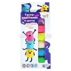 Набор для детской лепки "Тесто-пластилин 6 цветов"